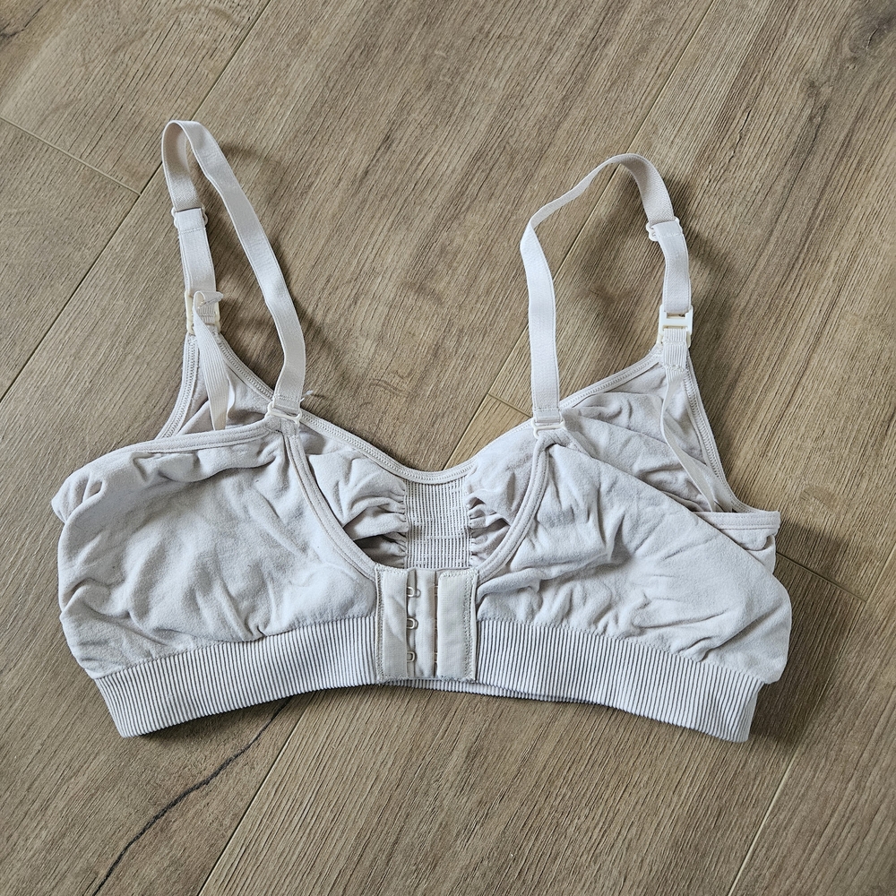 Skims Women's Cream Ruched Bralette - Picture 3 of 3